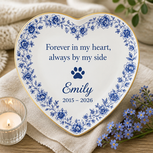 Pet Memorial Ceramic Plate – Forever in my heart, Name & Years - Personalized Personalized Ceramic Plate 237ef8a3-c4ff-4d22-98b1-3ff8f05c1ee1.png