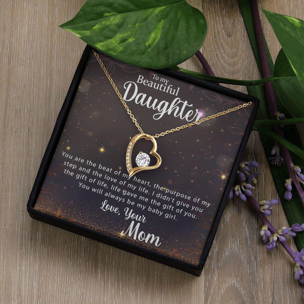 I Didn't Give You The Gift Of Life, Necklace With Message Card, Birthday Gift, Meaningful Gift, Gift For Daughter, From Mom To Daughter 238.jpg