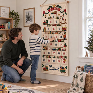 Personalized Christmas Advent Calendar, 24 Fillable Pockets, Reusable Christmas Wall Hanging, Home Countdown for Family Traditions 23939333-5773-49da-a69b-52ce536e9094-fgdgfbhnjh-6-.jpg