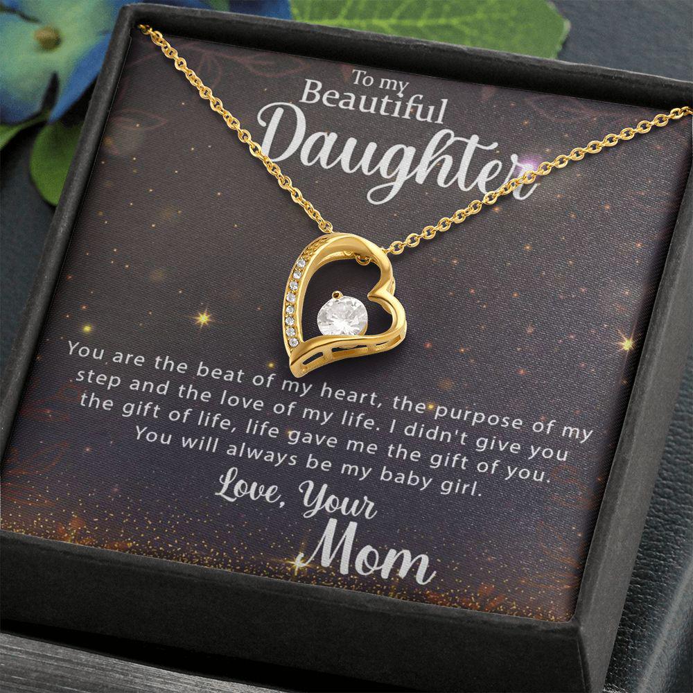 I Didn't Give You The Gift Of Life, Necklace With Message Card, Birthday Gift, Meaningful Gift, Gift For Daughter, From Mom To Daughter 239.jpg