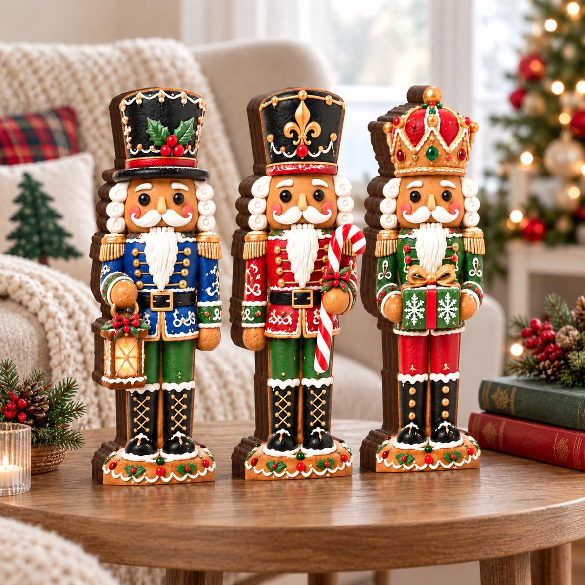 Gingerbread Nutcracker Wooden Block, Christmas Shelf Decor, Holiday Mantel Decoration, Nutcracker Lover Gift, Christmas Home Decor,Xmas Gift 23d6bc01-f0f9-4428-8f71-bf4d468ba310-4.jpg