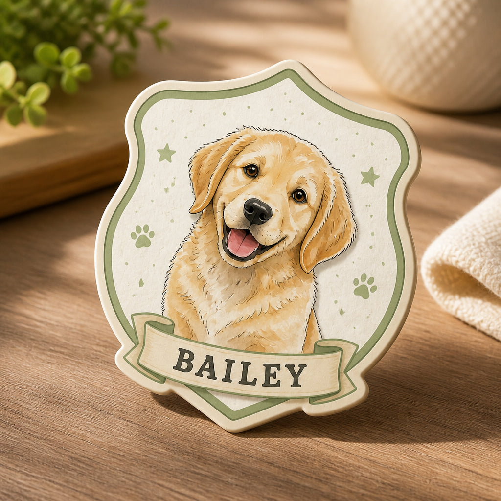 Custom Pet Watercolor Name Magnet - Personalized Custom Shape Fridge Magnet 23d9afc3-957d-475f-89a7-b99788f55710.jpg