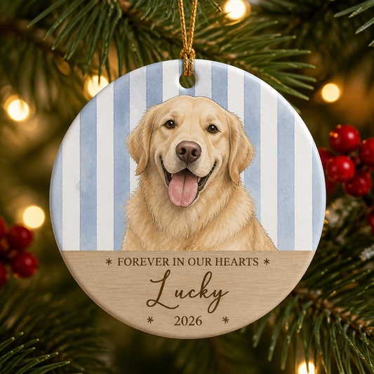 Custom Pet Memorial Portrait Ornament (Photo → Watercolor) - Personalized Ornament 23e1e23e-abf0-49b2-bae7-706a915f8155.png