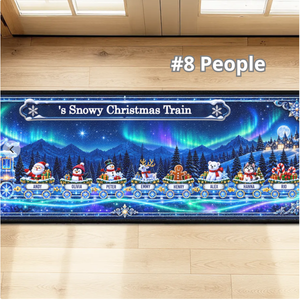 Grandma Snowy Christmas Train - Personalized Runner Rug 23e6b534-150a-4a51-bdc1-db4a3f4d287b-8.png