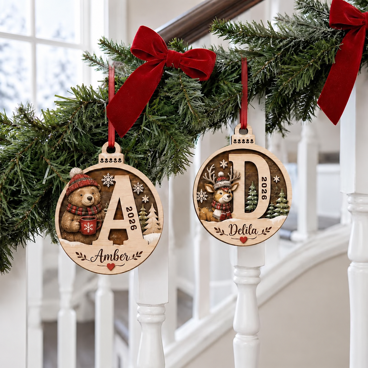 Personalized Initial Christmas Ornament 2026, Custom Penguin Wooden Monogram Ornament, Name Keepsake, Christmas Gift for Kids & Family 23e6f188-9809-47f5-9f16-0fc5a283eac1-18d637ee-6e09-4f39-8eea-a3344fc430a2.png