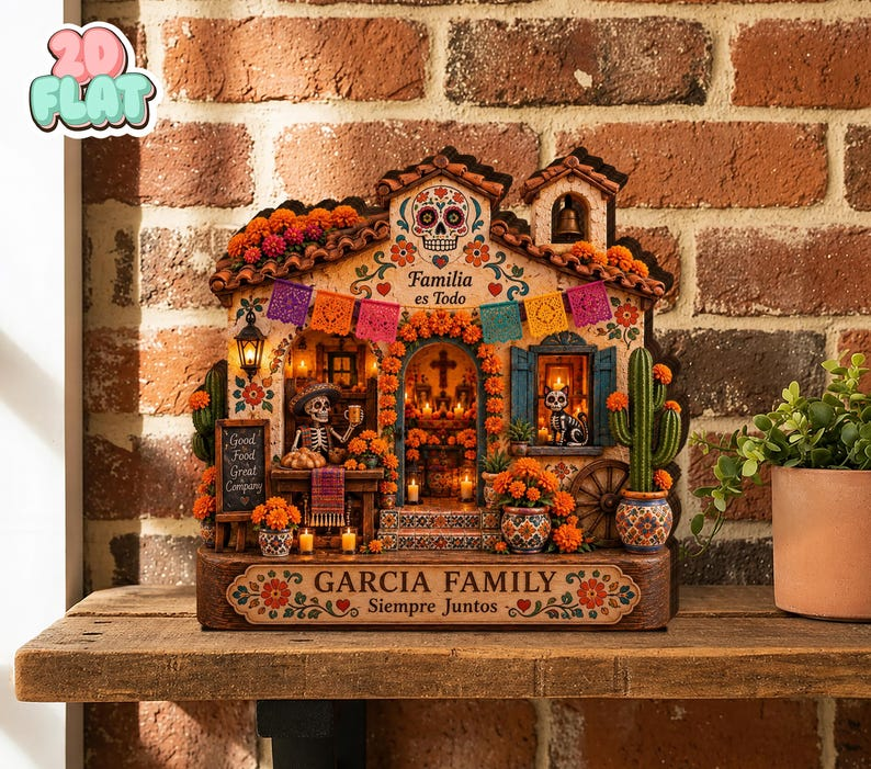 Personalized Dia de los Muertos Wooden Block, Day of the Dead Decor, Sugar Skull Family Sign, Dia de Muertos Home Decor, Gift For Family 23ef5959-b5ec-43cf-bdb8-31cb2556e8fb-df1_converted.png