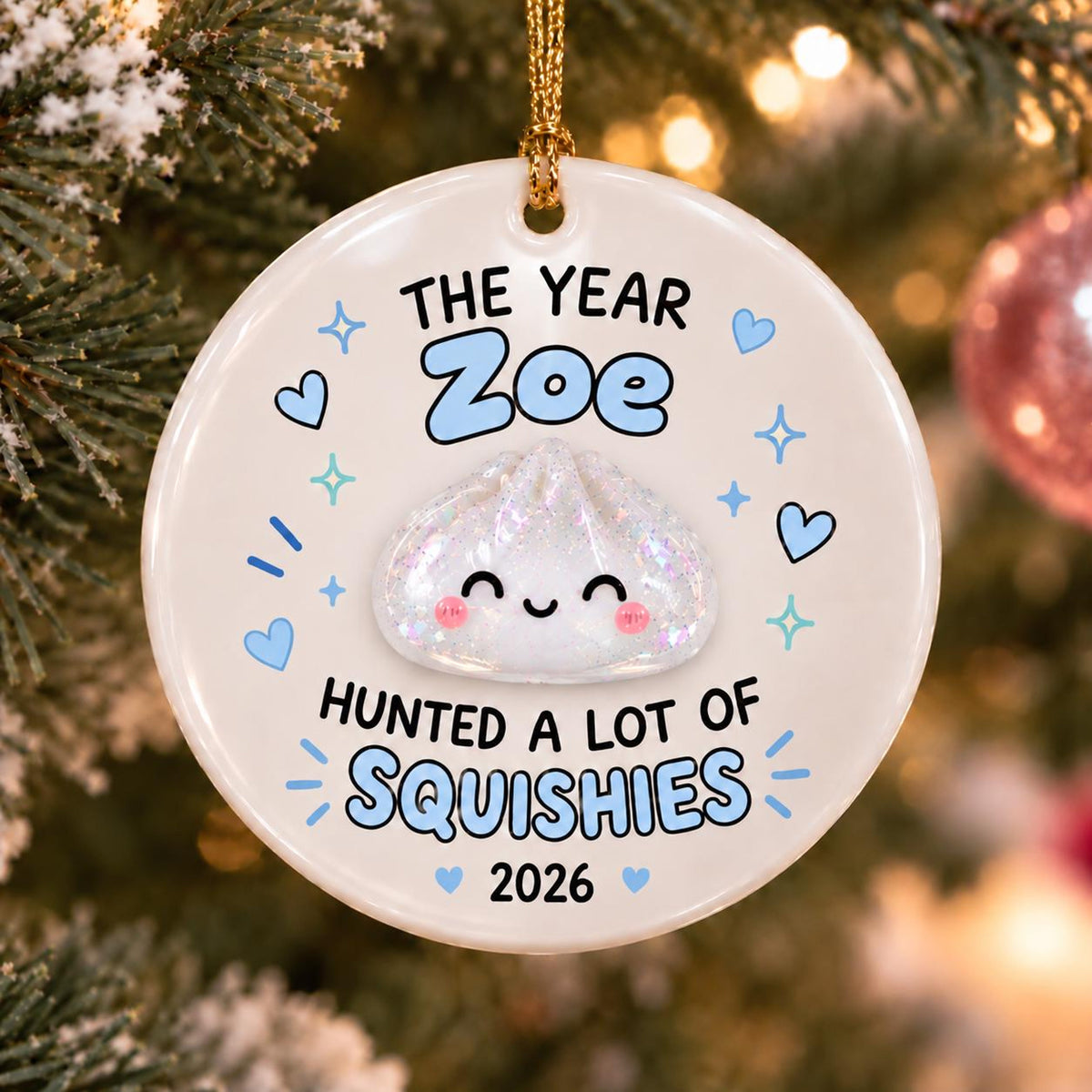 Viral Squishy Ornament, Squishy Lover Christmas Gift, Custom Name Ornament, Squishy Hunting Keepsake, Kids Christmas Ornament 2026, 23f2eb97-e629-4df8-b381-f058ccd7cf79-6.jpg