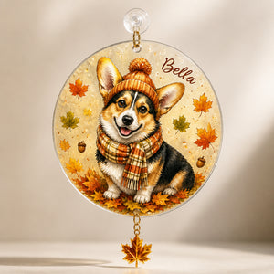 Autumn Pet Portrait Campfire Mug - 1 Layered Suncatcher with Charm 23fdaa49-9c12-4d40-aa19-8d073255b895.jpg