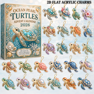 Pearl Sea Turtle Voyage Advent Calendar 2026 - 24-Day Festive Countdown, Acrylic Charms Blind Box - Gift For Turtle Lovers 2403e089-575c-472d-b847-a30ae142acc4-pearl-turtle-text.png