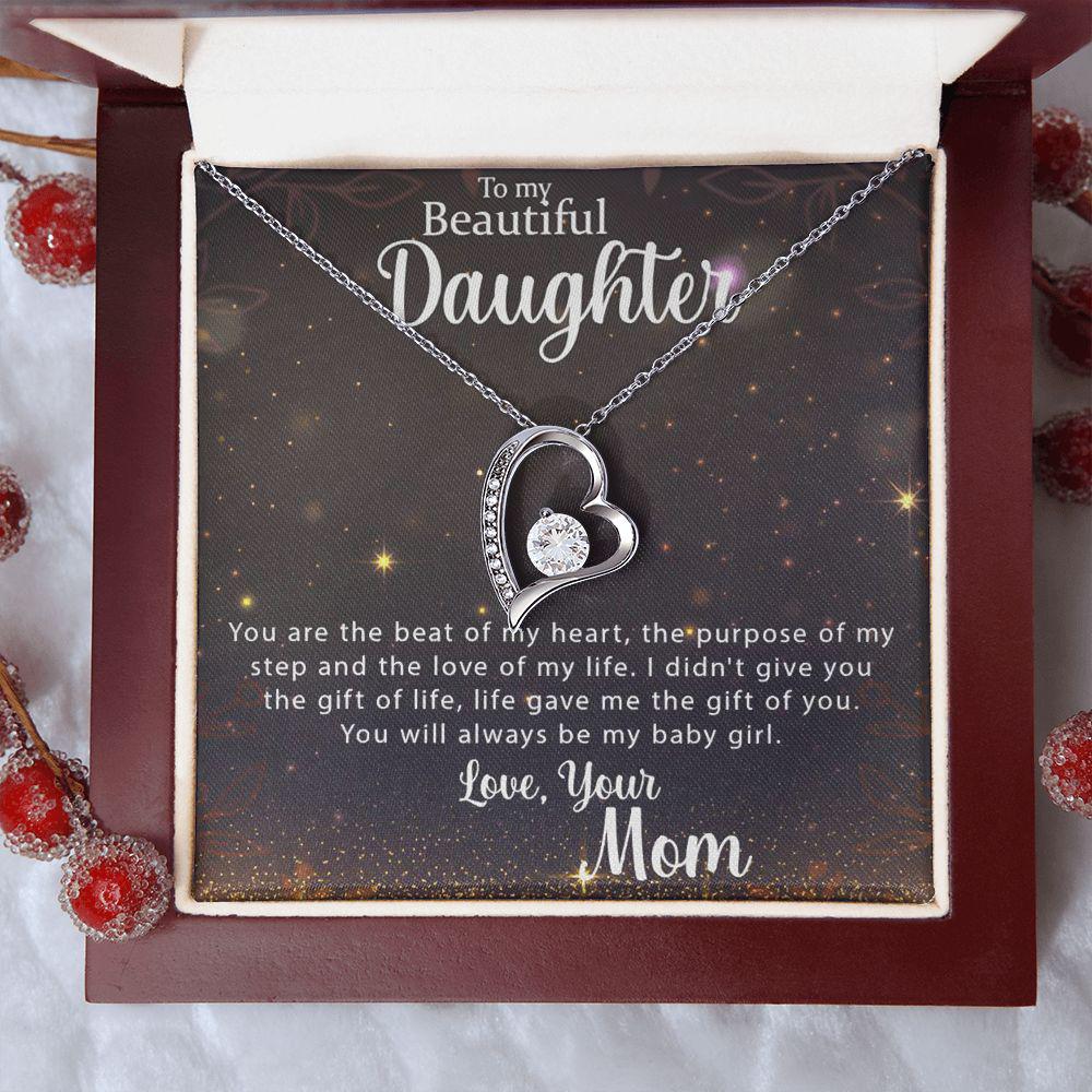 I Didn't Give You The Gift Of Life, Necklace With Message Card, Birthday Gift, Meaningful Gift, Gift For Daughter, From Mom To Daughter 240.jpg