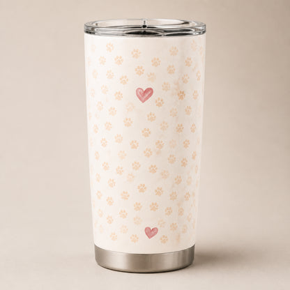 Dog Mom Tumbler – Two Portrait Upload (Owner + Dog) - Personalized Tumbler 24133789-a43c-4c9b-b1f3-49d63d851c42.jpg