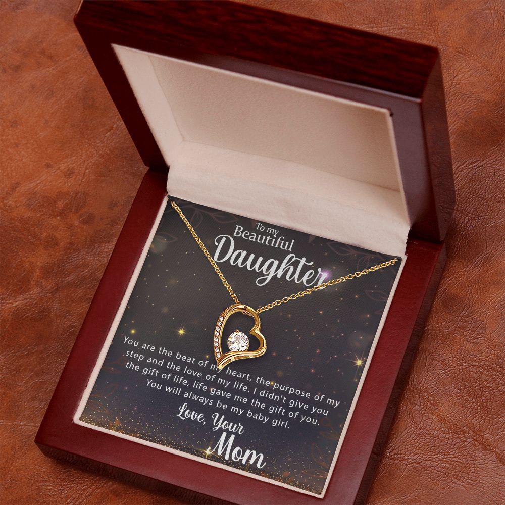 I Didn't Give You The Gift Of Life, Necklace With Message Card, Birthday Gift, Meaningful Gift, Gift For Daughter, From Mom To Daughter 241.jpg