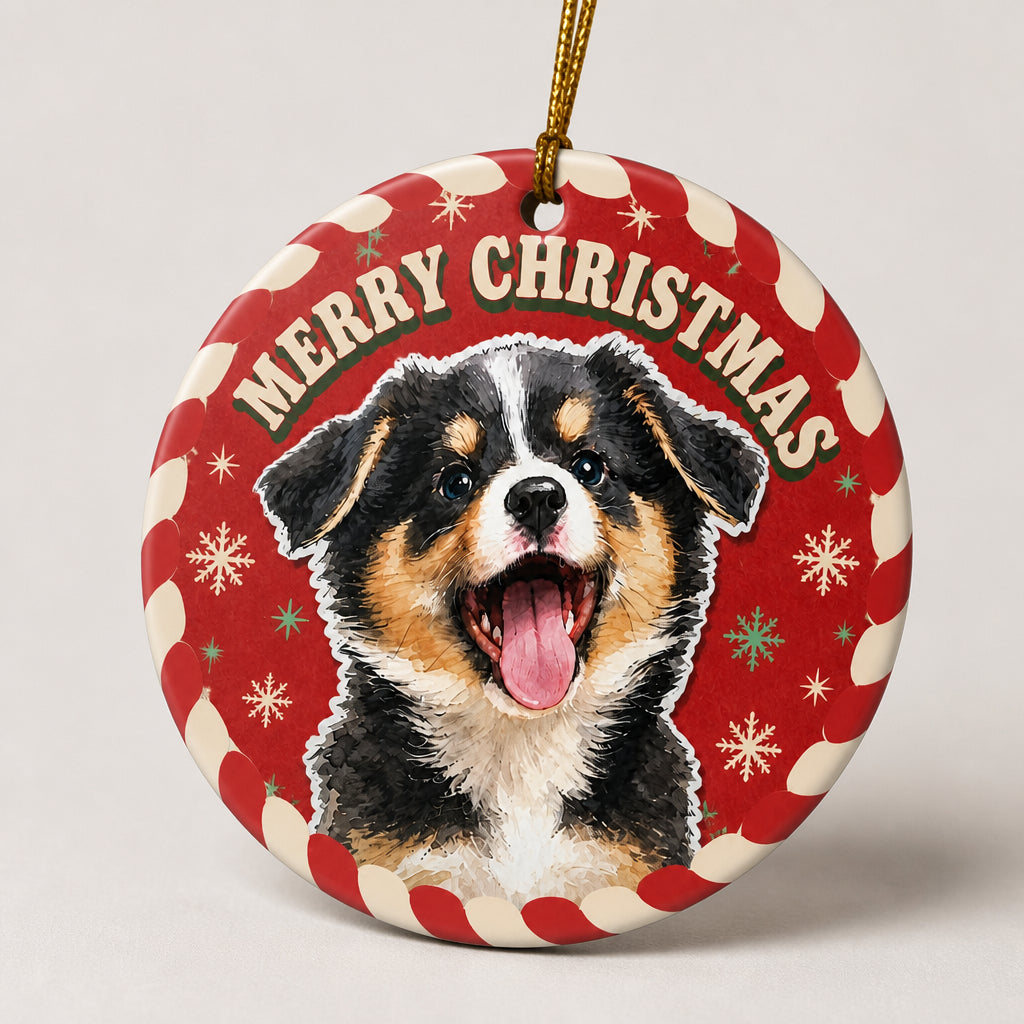 Custom Pet Portrait Christmas Ornament – Watercolor Style - Personalized Aluminum Ornament 241e1d77-4d14-4cc0-b0ca-a4aa713100d6.jpg