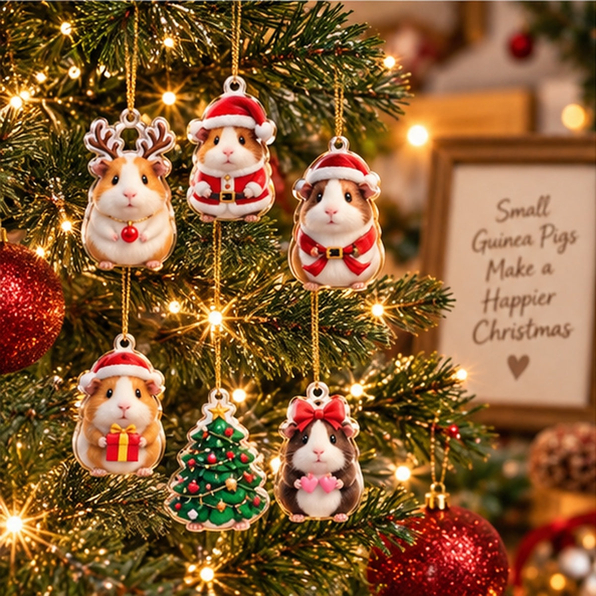 Guinea Pig Christmas Advent Calendar 2026, 24 Days of Tiny Pet Surprises, Cute Cavy Holiday Countdown Gift for Animal Lovers 2422a824-2829-411e-8e47-24b133651d1d-03_tree_ornaments_1200x1200.jpg