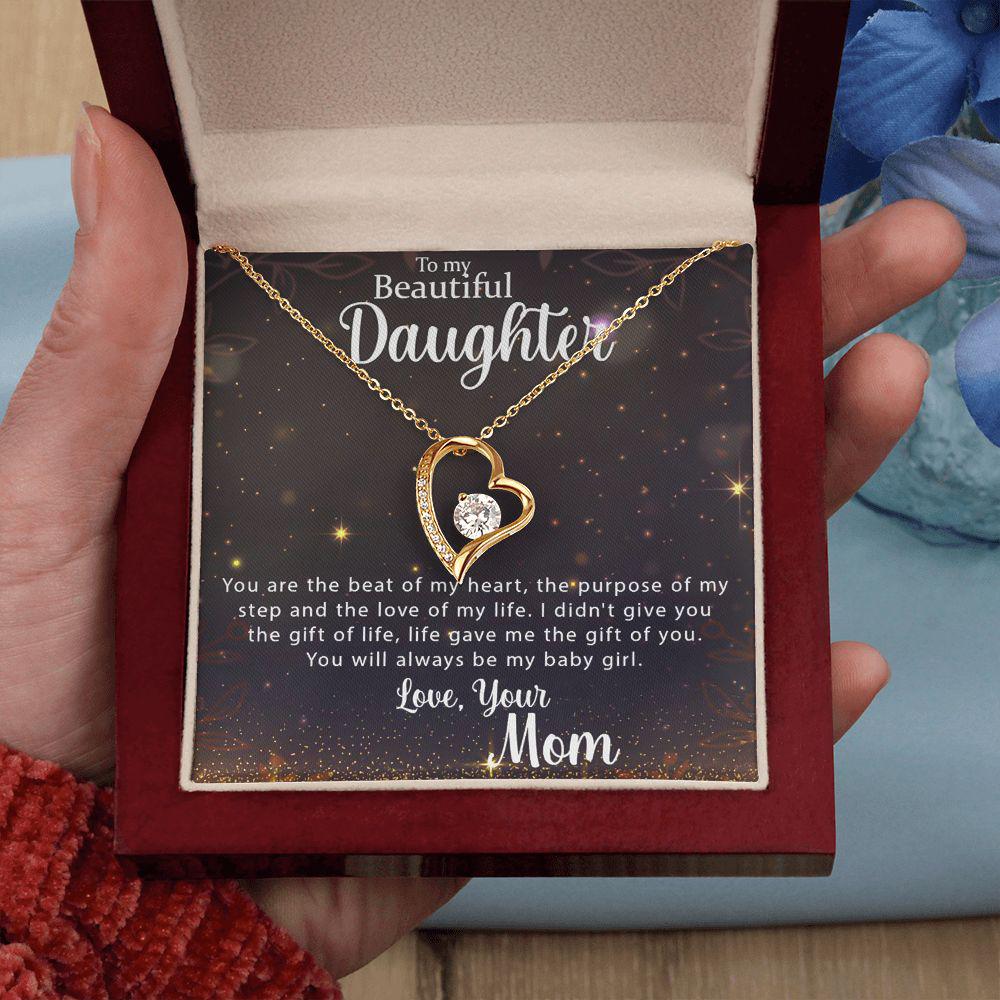 I Didn't Give You The Gift Of Life, Necklace With Message Card, Birthday Gift, Meaningful Gift, Gift For Daughter, From Mom To Daughter 242.jpg