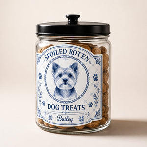 Spoiled Rotten Dog Treats – Custom Pet Portrait Jar - Personalized Glass Storage Jars 2432c8cc-975b-4745-878a-787dbb32846d.jpg