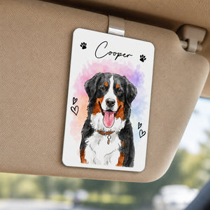 Custom Watercolor Pet Visor Clip – Your Pet Photo + Name - Personalized Car Visor Clip 2447695a-fe94-4961-b287-ad8194b68247.jpg