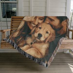 Soft Woven Blanket Personalized Photo Throw, Custom Blanket with Picture for Adults, Custom Gift Wedding, Grandma, Personalized Memorial Blanket 24504237-66e5-4c85-ab08-70d2841bed83-4.jpg