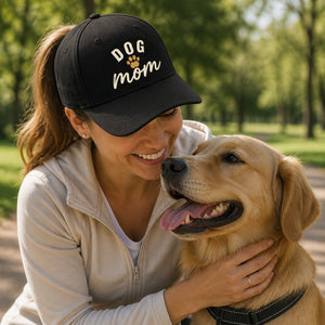Dog Mom Paw Badge Printed Cap - Printed Cap 2451c135-0a6e-4934-af28-e5ed8d62bb49.jpg