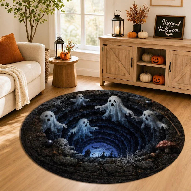 Ghost Vortex 3D Round Rug, Spooky Ghost Optical Illusion Hole Floor Mat, Gothic Halloween Non Slip Area Rug for Haunted Home Party Decor 2452dec3-a846-4585-9936-455fa4c14b93-sfgfg-1-.webp
