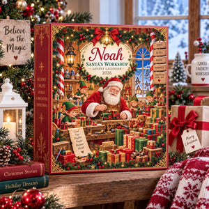 Personalized Christmas Advent Calendar Box, Santa Workshop Countdown, 24 Holiday Charms, Kids Christmas Gift, Custom Name Family GIFT 2026 245a93ce-4487-4454-a346-c0048c479843-il_1588xN.8502922944_p5cg.jpg