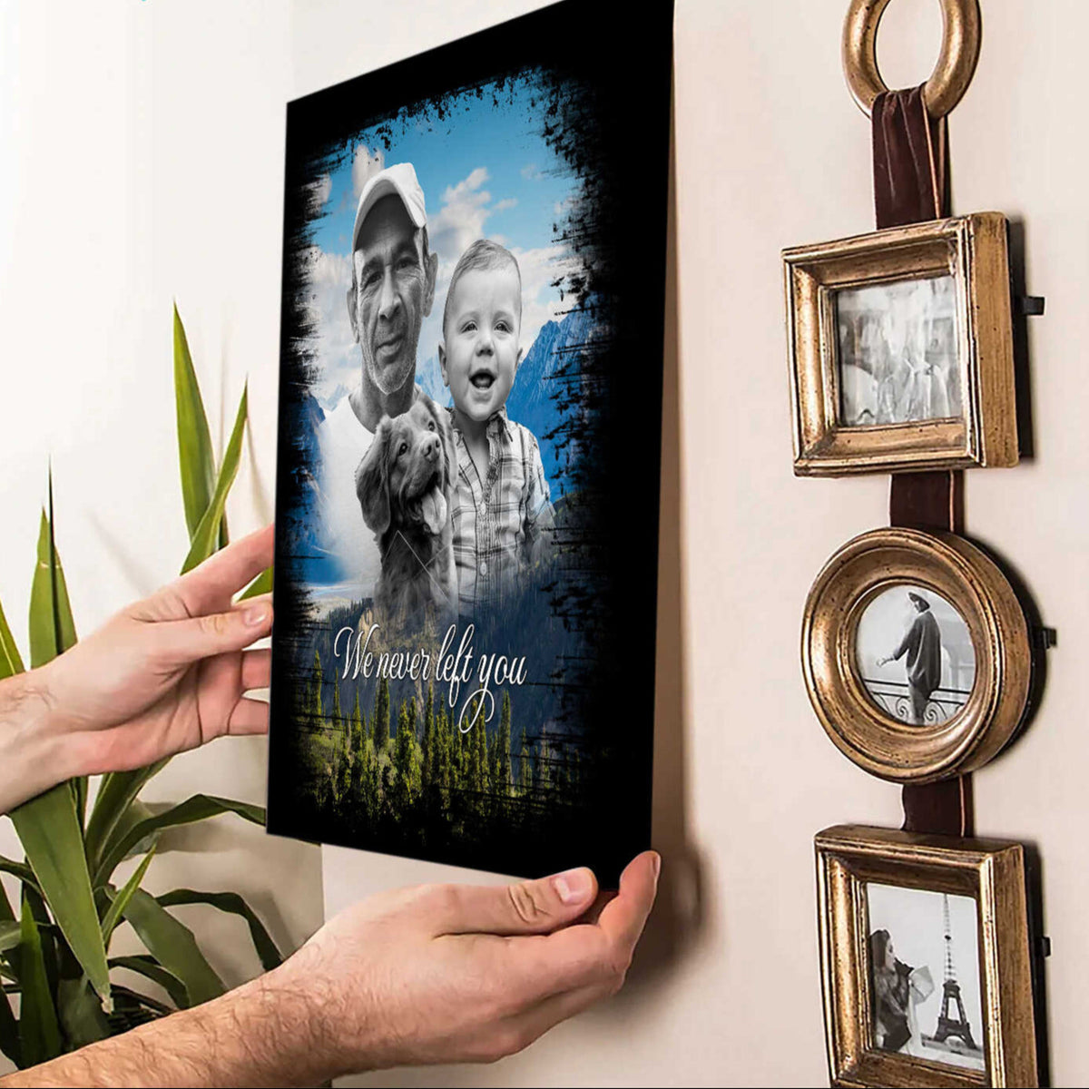 Merge Multiple Photos, Family Portrait, Add Person To Photo, Merge Pictures Canvas, Add Deceased Loved One To Photo