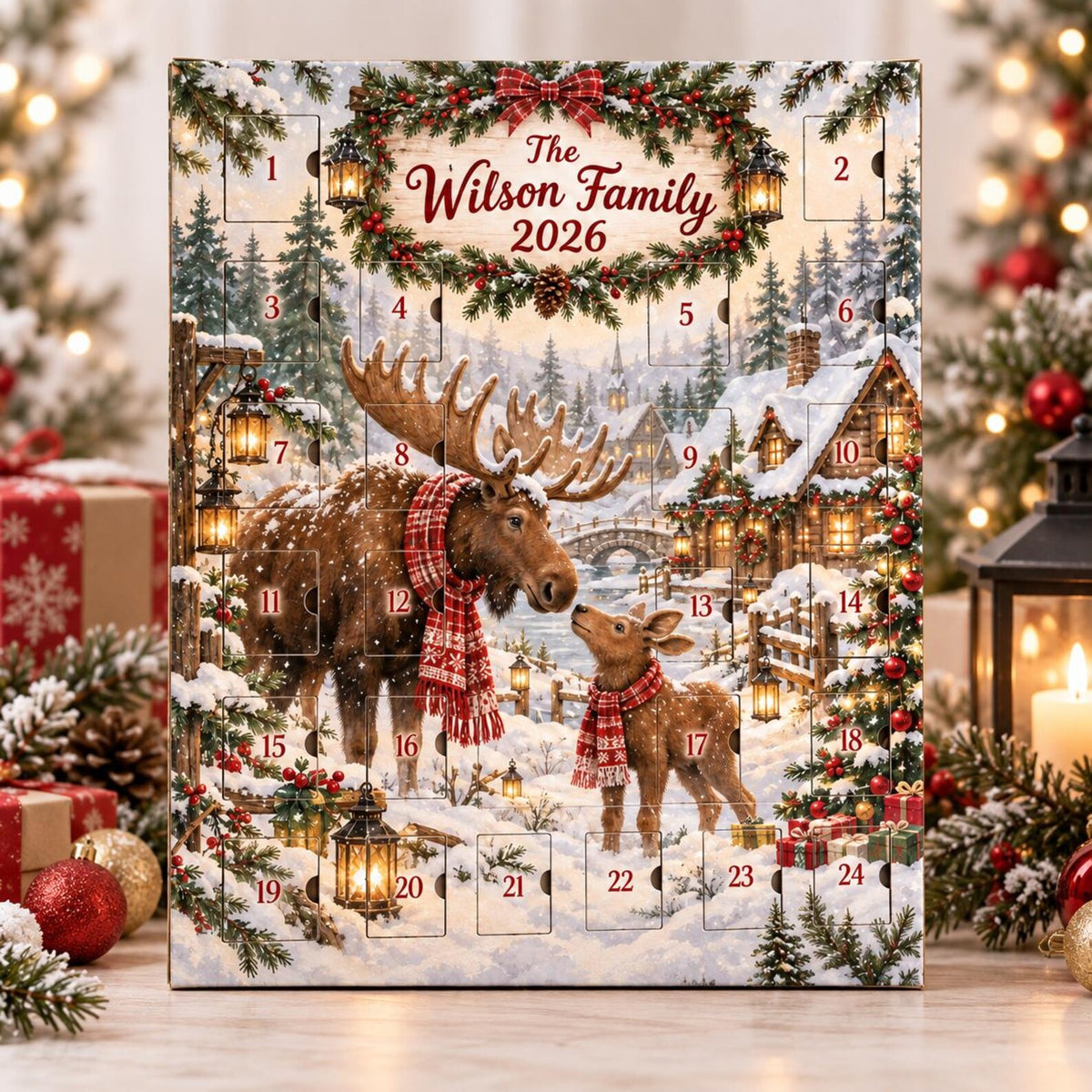Personalized Moose Advent Calendar, 24 Double-Sided Acrylic Ornaments, Christmas Countdown Box 24673164-cacb-4b3d-a85b-f55914b130ab-il_1588xN.8643512883_rnpd.jpg
