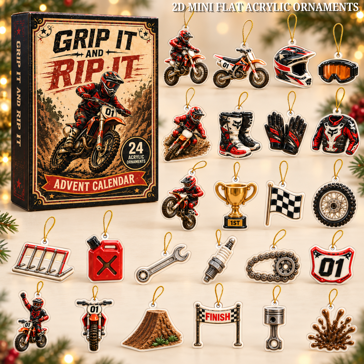 Motocross Action Advent Calendar 2026 - 24-Day Festive Countdown, Acrylic Charms Blind Box - Gift For Motor Lovers 247c97ad-39be-4082-81ff-aaf187b7348d-race-text.png
