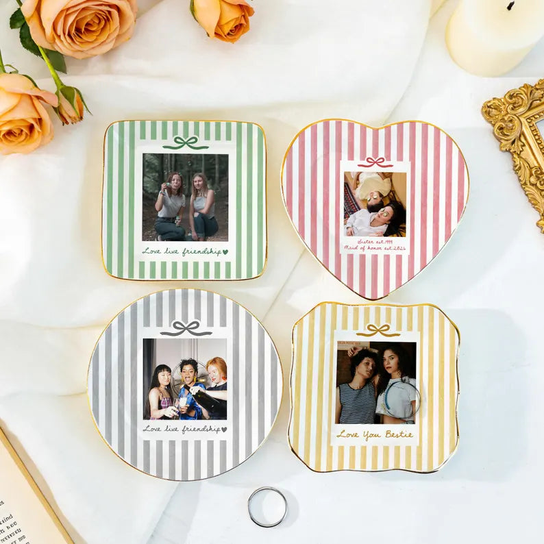 Personalised Bestie Photo Trinket Dish, Sister Jewelry Holder, Ceramic Ring Tray for Friend, Bridesmaid Gift, Birthday Gift for Her 24887d1f-417d-453d-9d36-13371f97e82d--sfgrdeg-1-.webp
