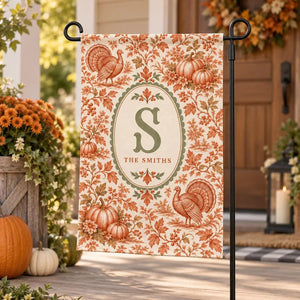 Personalized Thanksgiving Garden Flag with Family Monogram, Turkeys and Pumpkins 24a53f37-7f2f-44c1-8b68-da89b9a3fe3d-ghghghghghghgh-1-.webp