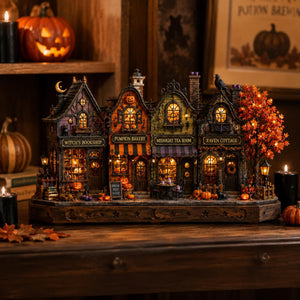 Halloween Wooden Block Decor, Spooky Village Shops with Pumpkins, Raven and Autumn Lights, Rustic Mantel Shelf Tabletop Home Display 24ab8baa-147d-4fc6-b101-a29ea80e4a5c-5.jpg