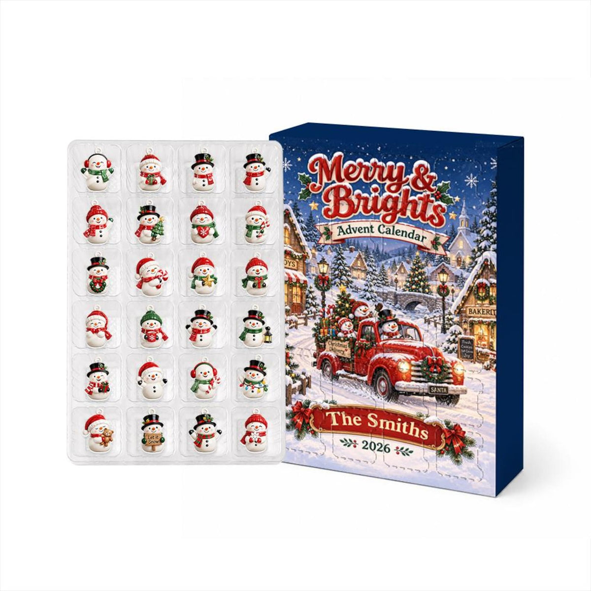 Personalized Snowman Advent Calendar 2026, 24 Acrylic Charms, Custom Family Name, Winter Countdown Keepsake 24b24098-85da-4859-ac57-4756ce1f9023-il_1588xN.8519886908_a8g3.jpg