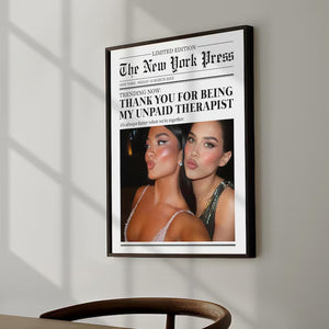 Custom Newspaper Photo Print, Friendship Gift, Girly Room Decor 24b30f4b-96d2-4ba0-b9cf-99d4ae4a1917-tyuty-3-.jpg