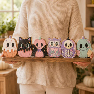 Halloween Wooden Decor Blocks, Spooky Shelf Accents, Ghost, Black Cat, Pumpkin, Skeleton, Owl 24c94342-8f7b-4747-8690-bfe48ebc6366-6.jpg