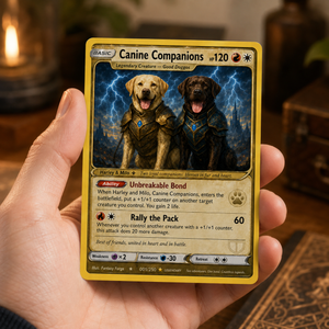 Canine Companions Personalized Fantasy Trading Card – Custom Pet Portrait Gift for Dog Lovers 24e321ca-d7f6-413f-ae09-f2c443c3db72-banner-3.png