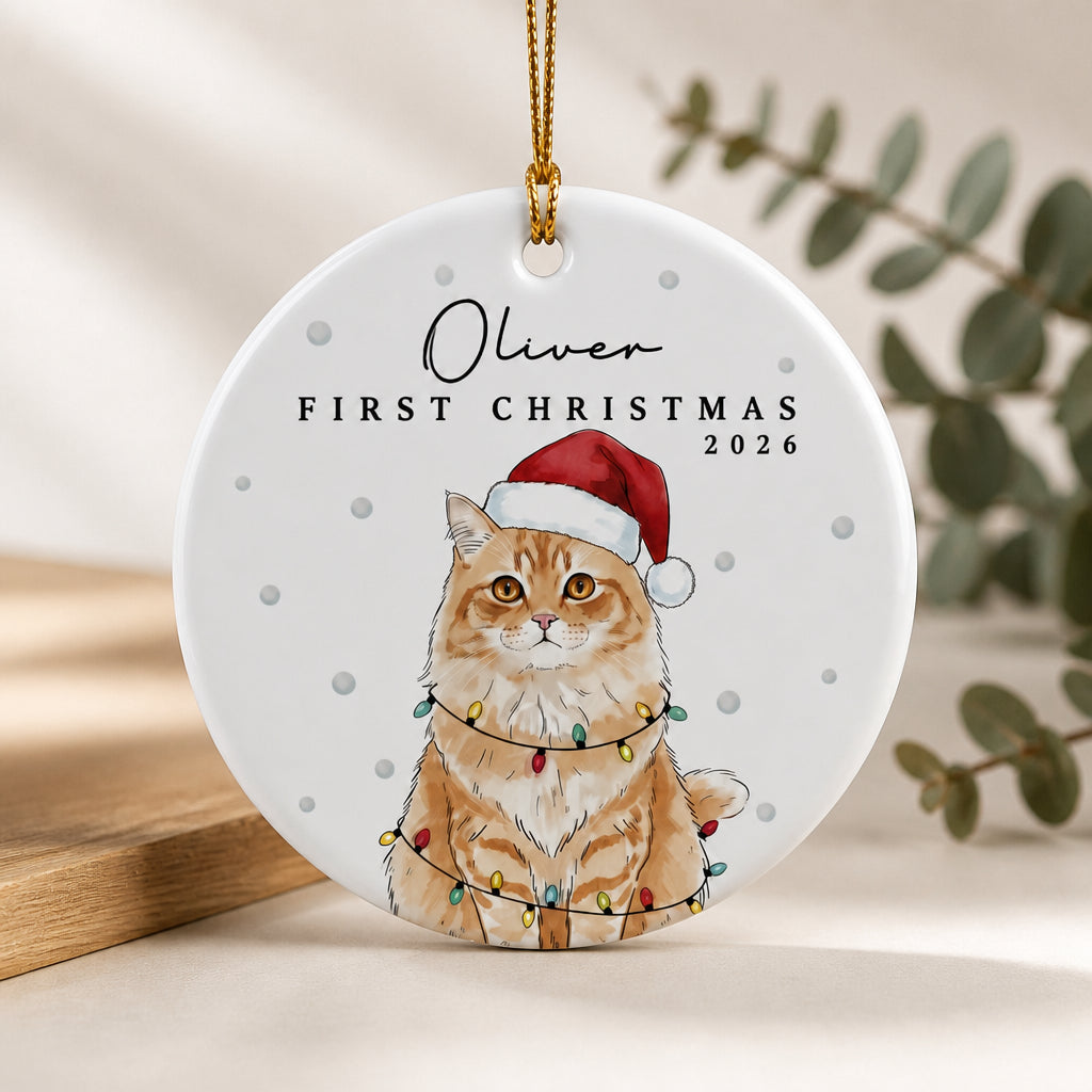 Custom Pet Portrait Ornament - First Christmas Name & Year - Personalized Ornament 24ffa3d8-ac08-422e-993d-3f6efb42d76f.jpg