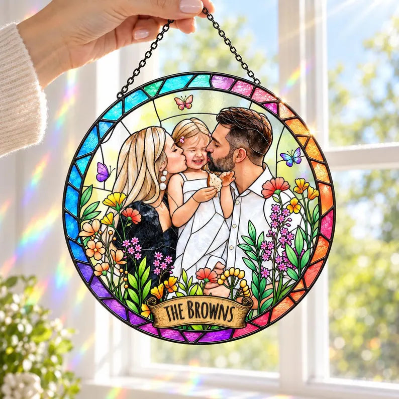 Personalized Family Photo Stained Glass Suncatcher, Custom Family Portrait Window Hanging, Family Memorial Art, Family Christmas Keepsake 24ffb5b7-4ea6-4fef-a0a3-c07cddcb1ab5-kj-3-.webp