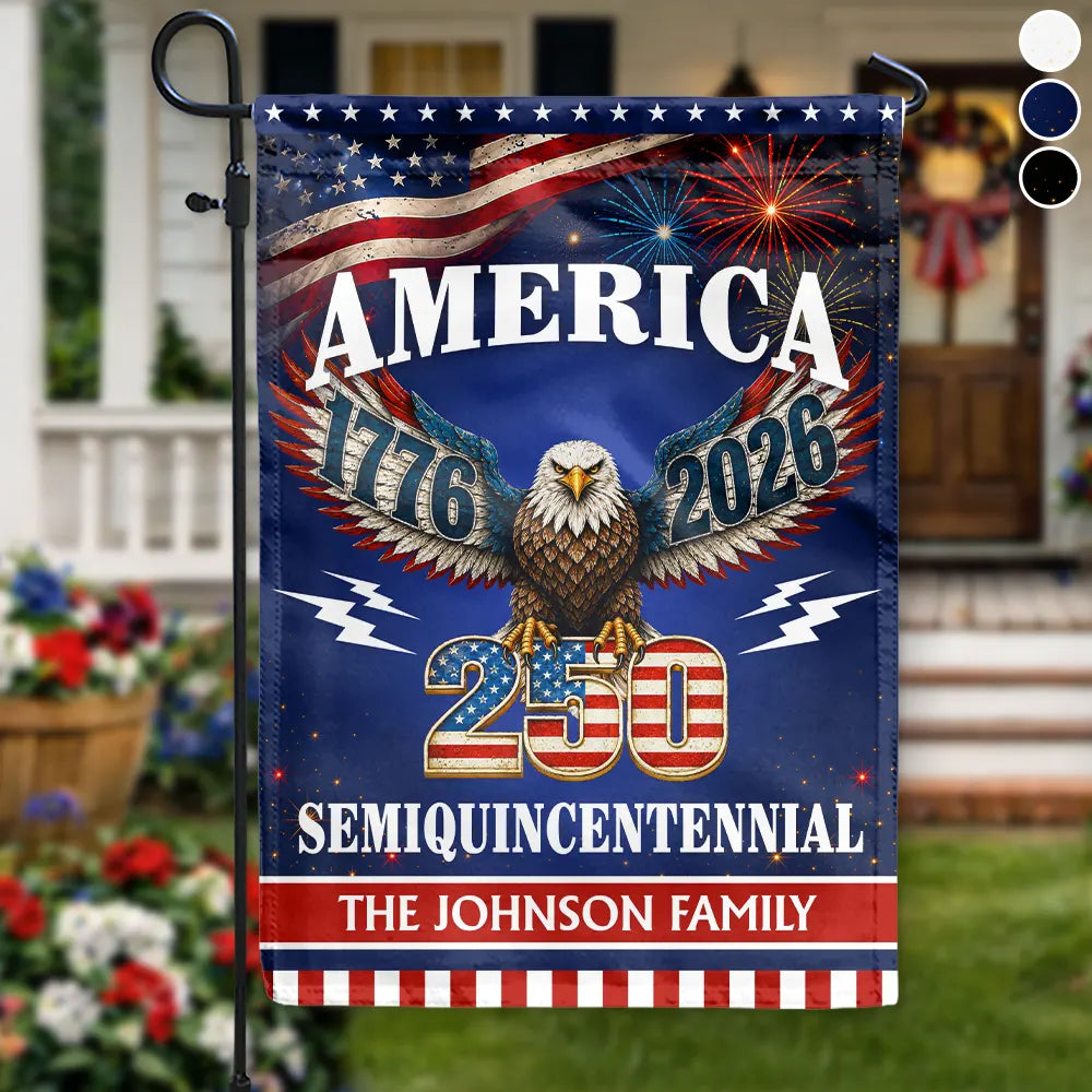 250 Years America Semiquincentennial - Personalized Flag