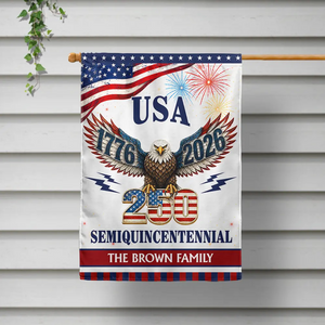 250 Years America Semiquincentennial - Personalized Flag