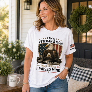 Mother's Day Gifts, I Am A Veteran s Mom 250Th Usa Anniversary - Personalized Shirt