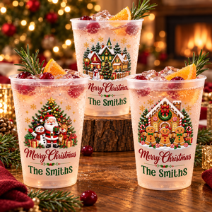 Personalized Christmas Party Cups with Family Name – Santa, Gingerbread House & Christmas Village Designs 251c9d84-e690-48cd-8231-ebba3d18c893-banner-1.png