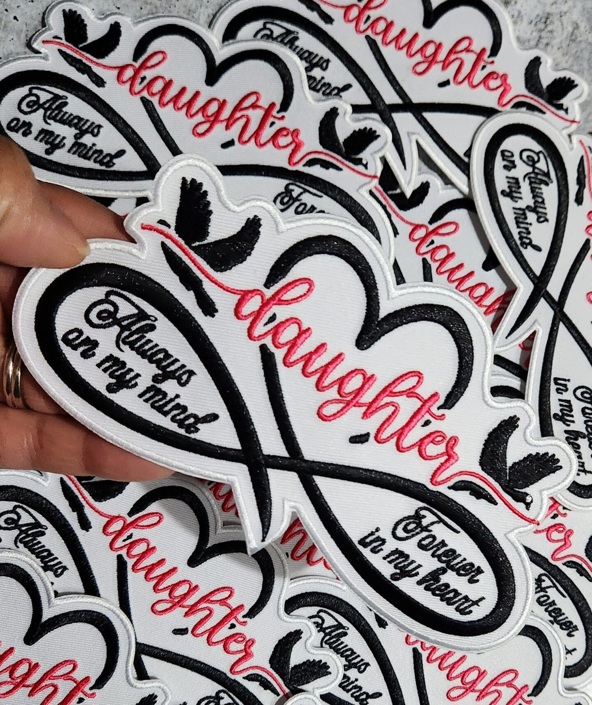 Embroidered Memorial Infinity Patch