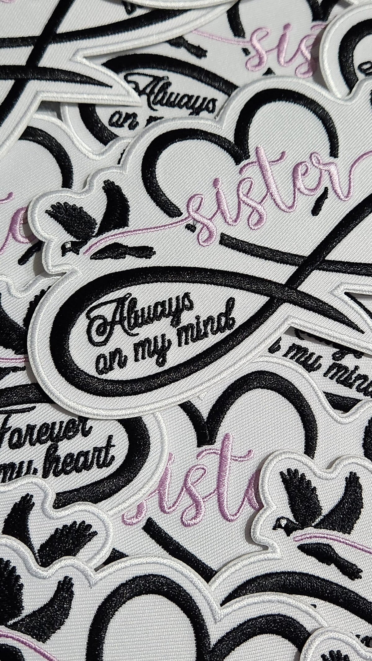 Embroidered Memorial Infinity Patch