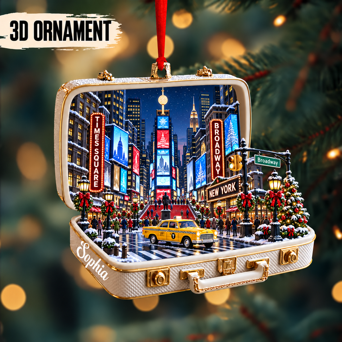 Personalized Times Square 3D Suitcase Christmas Ornament – New York City Souvenir & Gift for NYC Lovers 25390dbf-3afa-4074-8ef4-45ff4432004a-Cool-twilight-Times-Square-suitcase-ornament.png