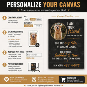 Your Friend, Your Dog — Personalized Pet Photo Canvas - Personalized Canvas 2568f6bb-ea62-4f47-9394-6bd2465c7f2d.jpg