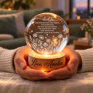 Personalized Thank You Crystal Ball Night Light, Gift for Coworker, Appreciation Gift, Teacher Gift, Employee Leaving Gift, Gifts for Mentor 256c87ca-3fc2-44bc-907e-b269ec164319-banner-2.png