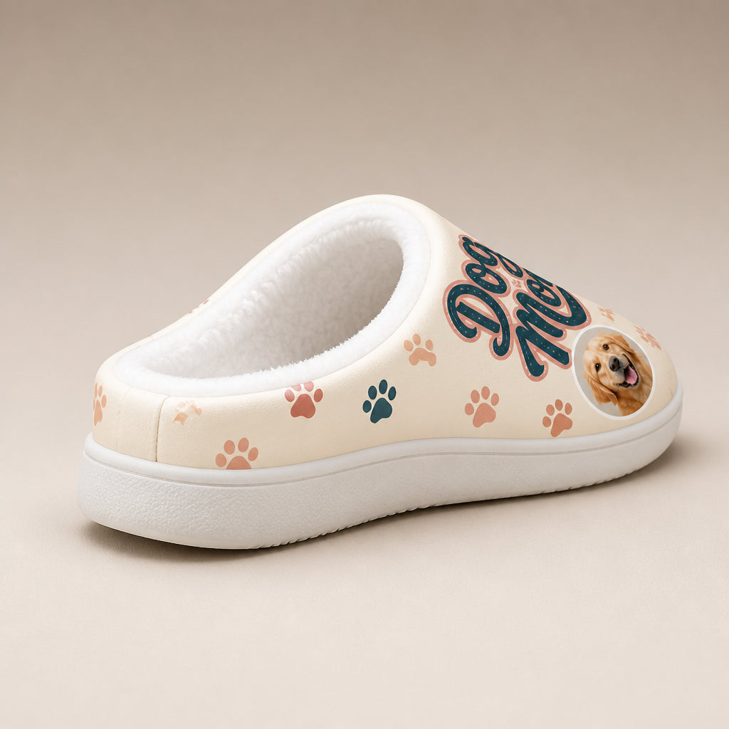 Dog Mom Pet Photo Fleece Slippers - Personalized Fleece Slipper 25784833-828f-4494-86cd-08ecc5444947.jpg