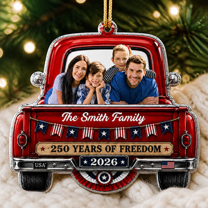 Patriotic Family Photo Ornament – 250 Years of Freedom (2026) - Personalized Shape Ornament 25aa424b-d2ea-461e-a165-059a8431a210.jpg