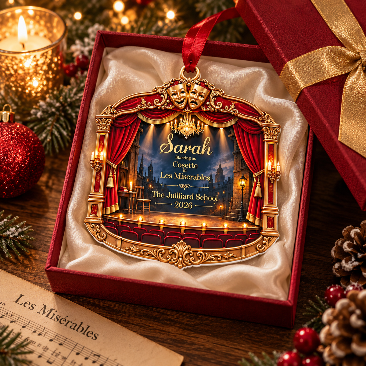 Personalized Theater Performance 3D Relief Ornament, Musical Theater Ornament, Gift for Actor Actress, Drama Student Gift, Gift for Daughter 25b9b676-068a-4445-b082-a102155688ed-e1447d6c-1abb-4371-afb1-6035d59eee39.png