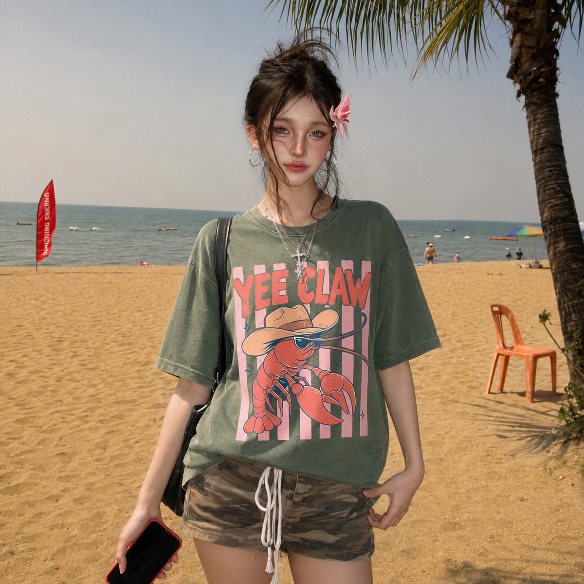 Comfort Colors Lobster Cowboy Shirt, Yee Claw Shirt, Funny Western Beach Shirt, Coastal Cowgirl Graphic Tee, Trendy Cute Lobster Tee, Beach 25e1e781-968a-4295-840f-8fc7cab8b398-8af4be14-86f8-428e-b134-6002f55182f9.png